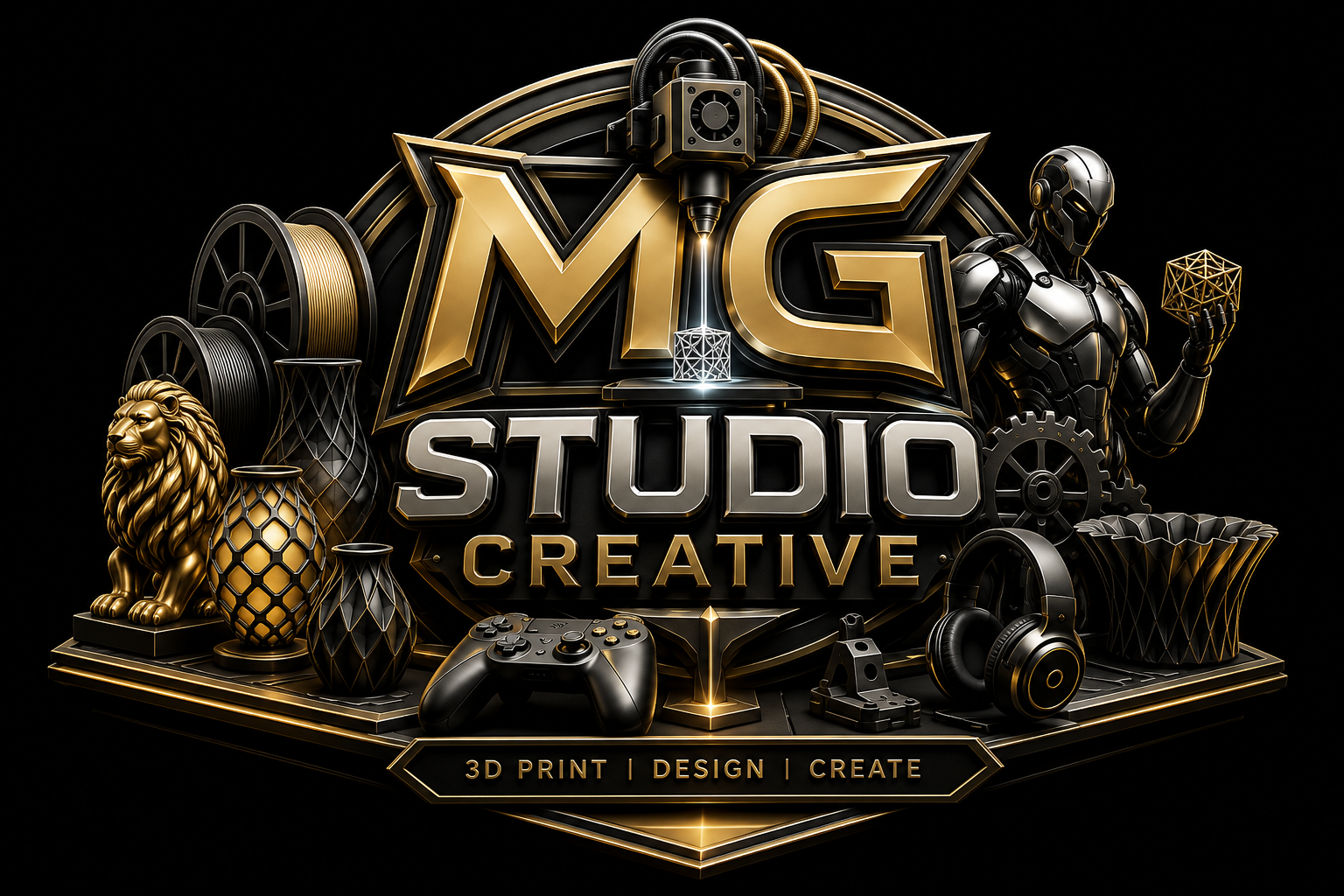 MG Studio Creative 3D Print Design Create